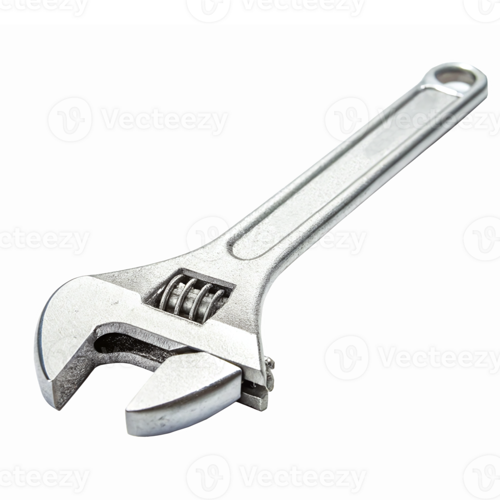 Adjustable Wrench Metallic Tool for Plumbing Mechanical Repair and Maintenance Applications png