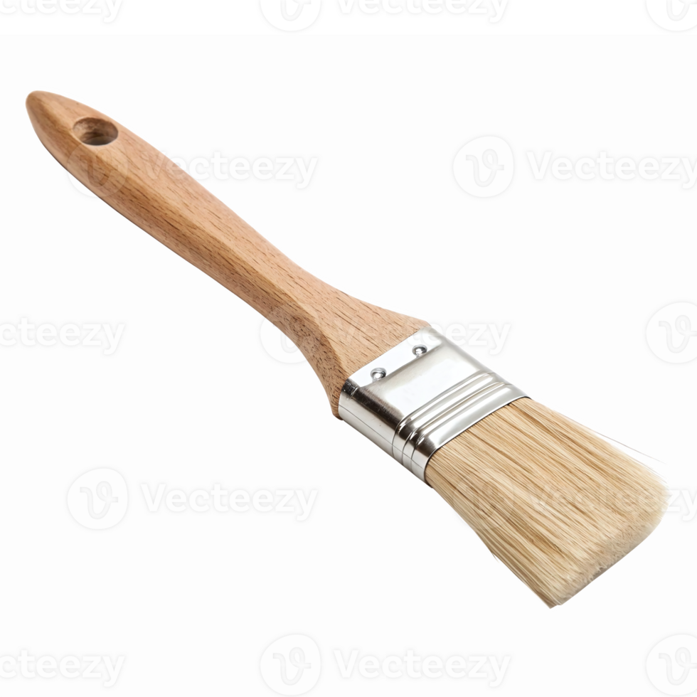 High Quality Paint Brush with Wooden Handle and Bristles for Painting and DIY Projects png