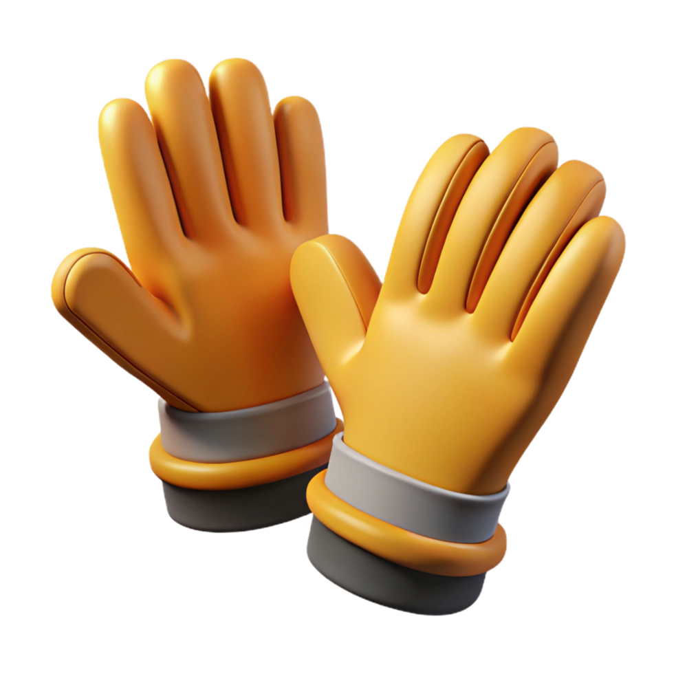 impressive artistic Gloves, work professional png