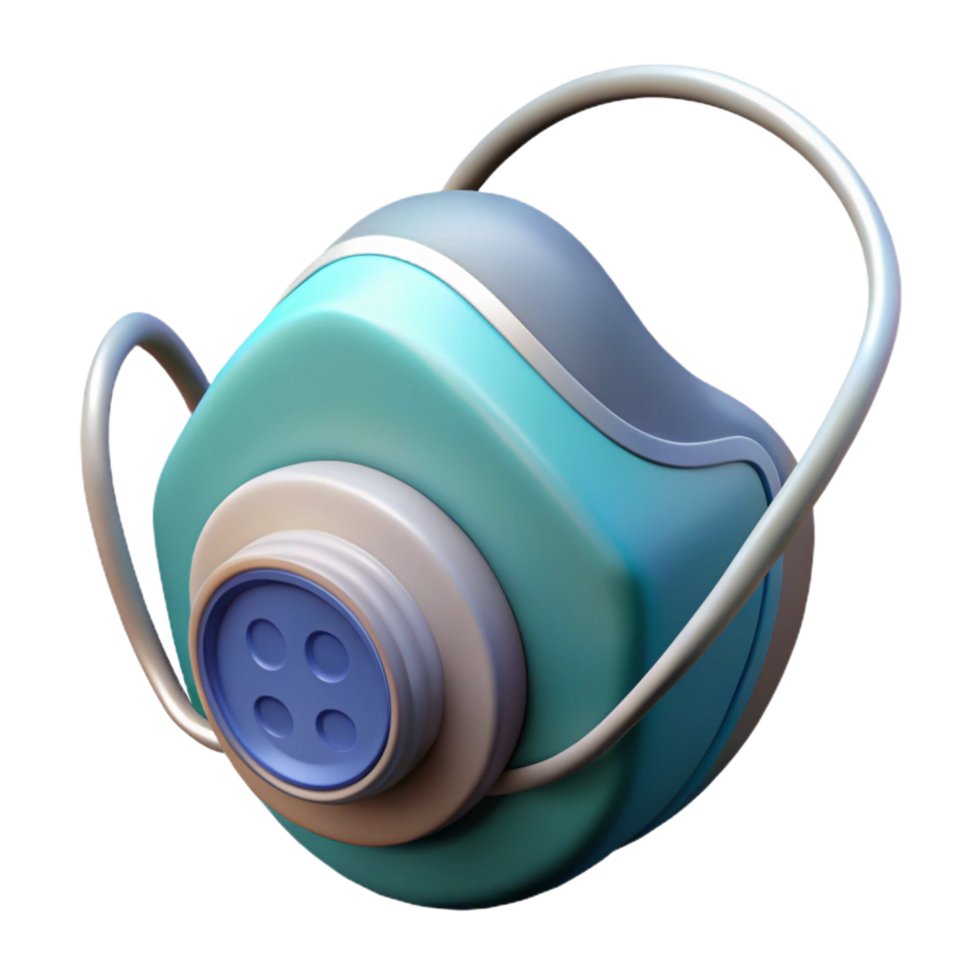 vibrant vintage Dust mask high quality png