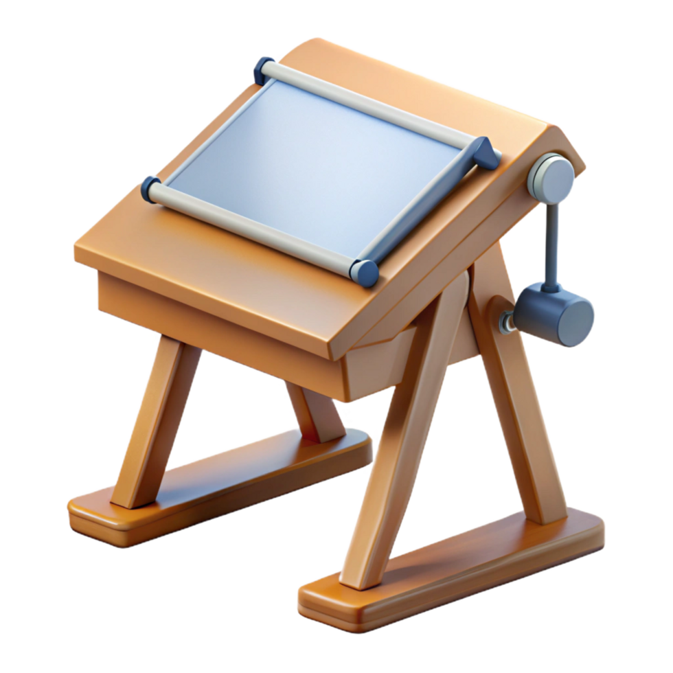 wonderful vintage Drafting table high quality png