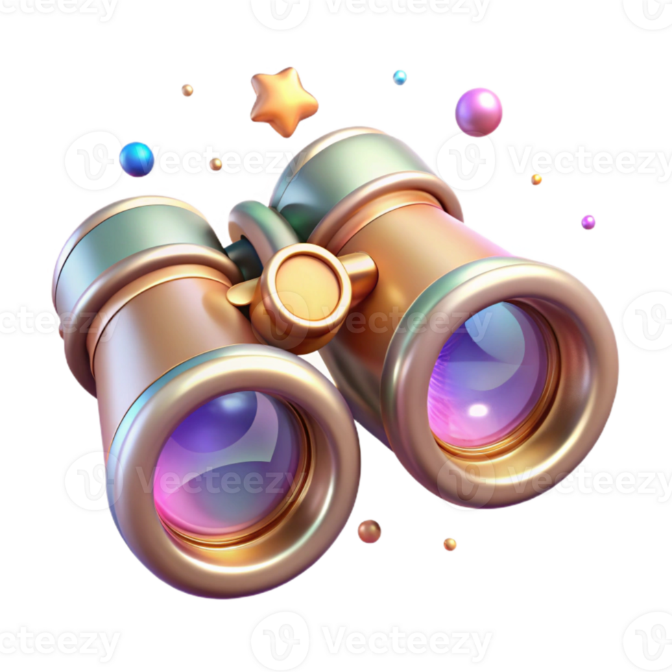 serene traditional Opera Glasses Antique Style Transparent Element high resolution png