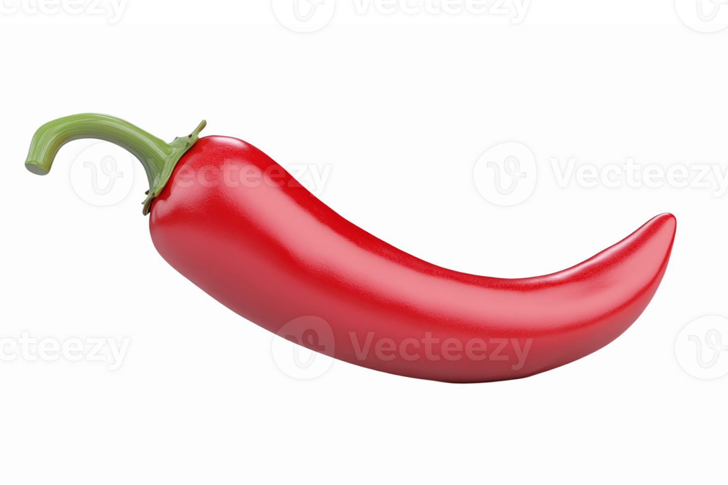 Fresh Red Chili Pepper Isolated On Transparent Background for Culinary Designs and Recipes png