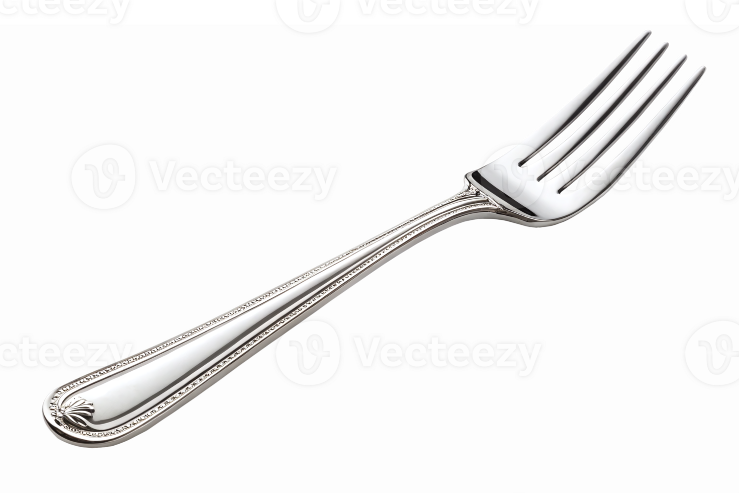 Elegant Silver Fork with Classic Design for Culinary Arts Table Settings and Dining Decor png
