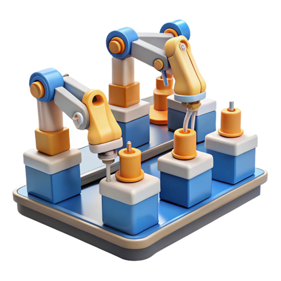wonderful vintage Manufacturing robotics assembly line genuine png