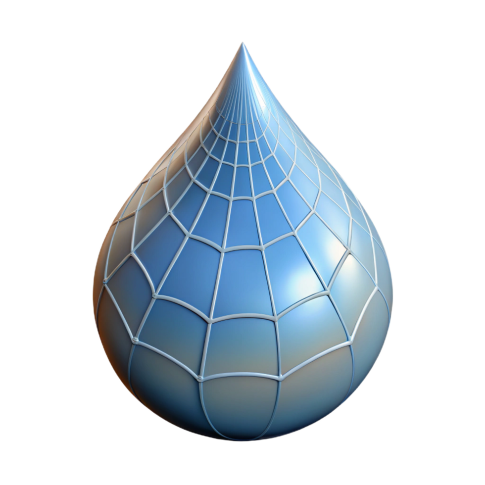 serene classic Single dewdrop on a spiderweb exclusive png