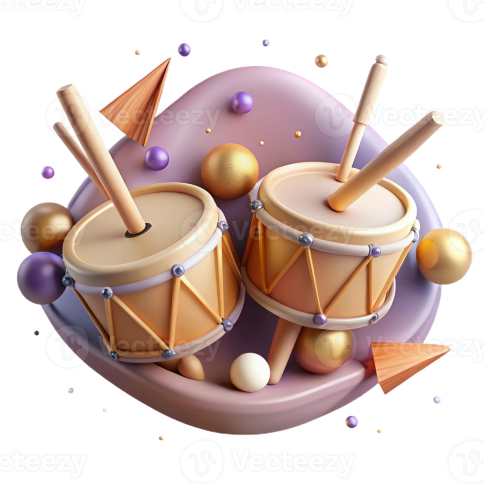 stunning creative Pair of Drumsticks Isolated with Wooden Tips high resolution png