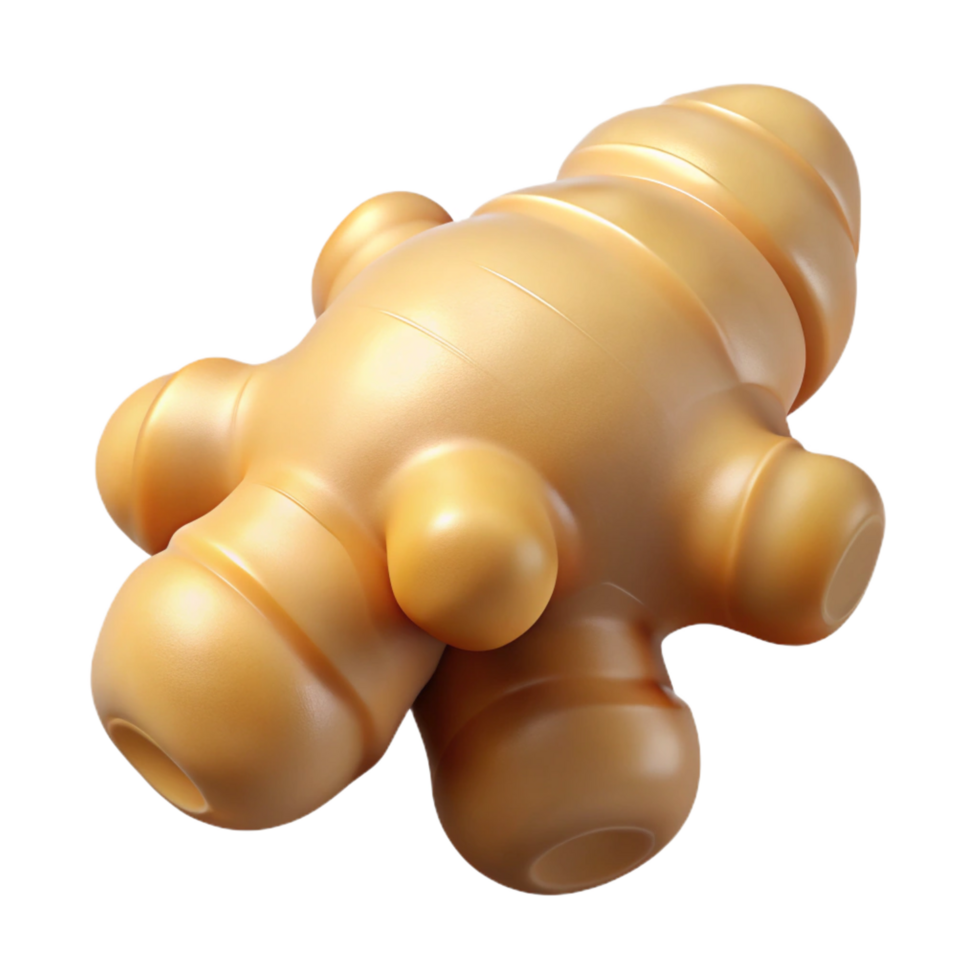 stunning traditional Raw ginger root piece high resolution png