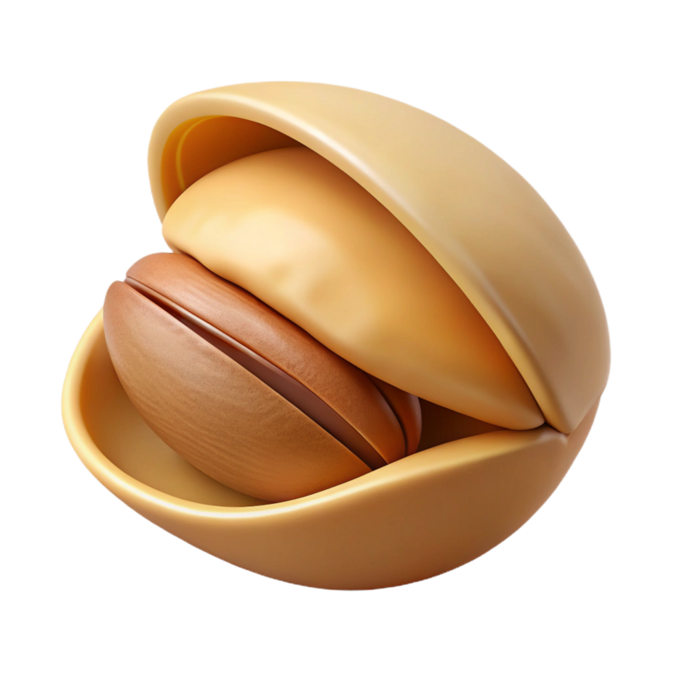 wonderful traditional Open pistachio nut shell 4K png