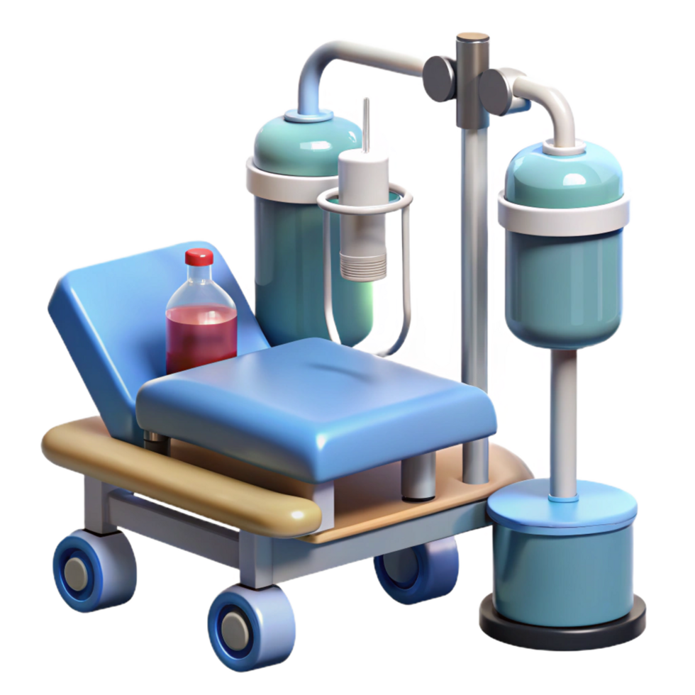 elegant classic Medical equipment with sterile appearance, original png
