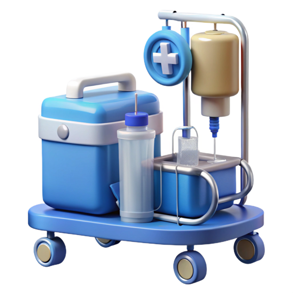 elegant artistic Medical equipment with sterile appearance, premium png