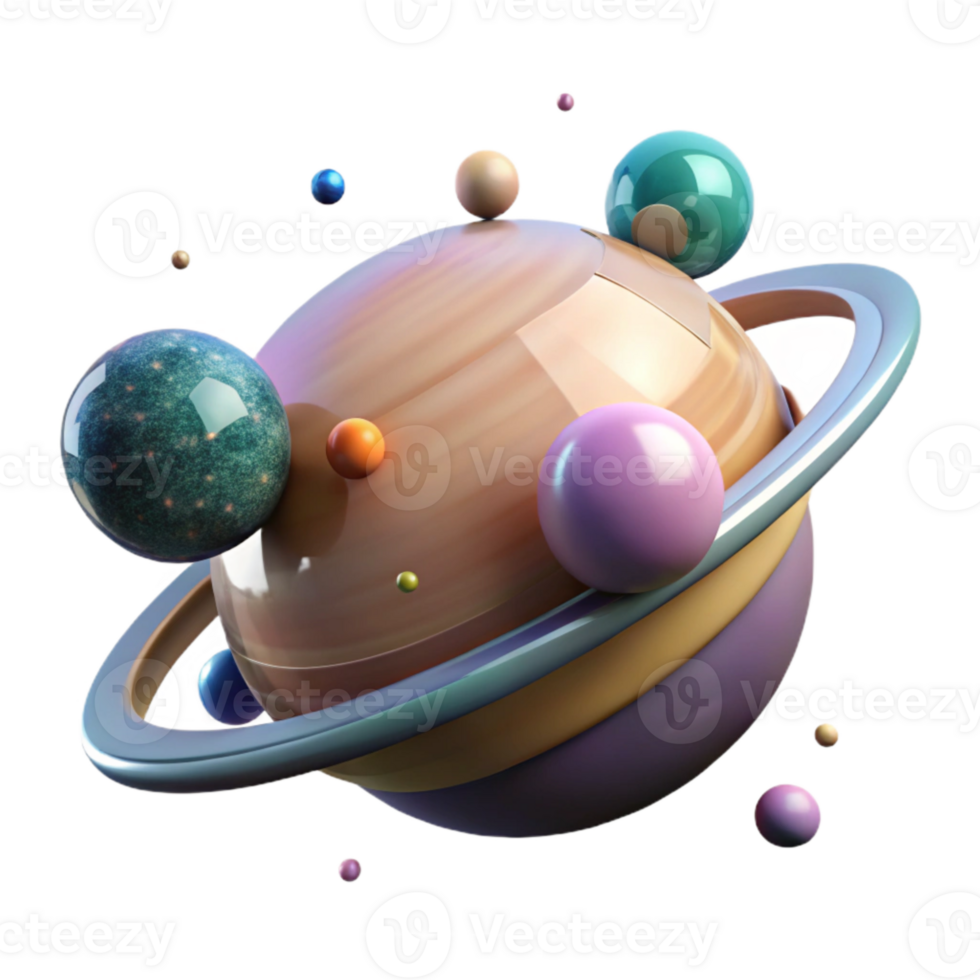 wonderful classic Planetary Alignment Isolated with Accurate Positioning png