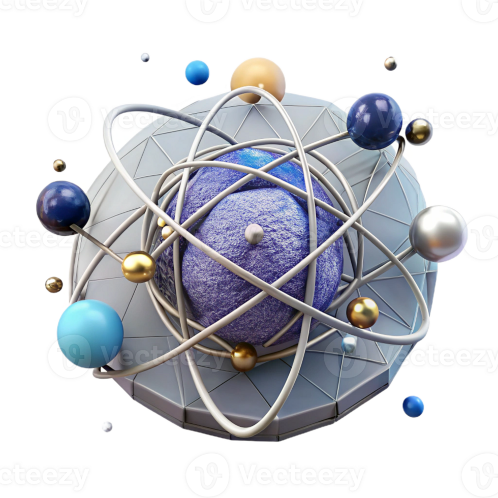 vibrant rustic Quantum Entanglement Cutout with Connected Particles professional png