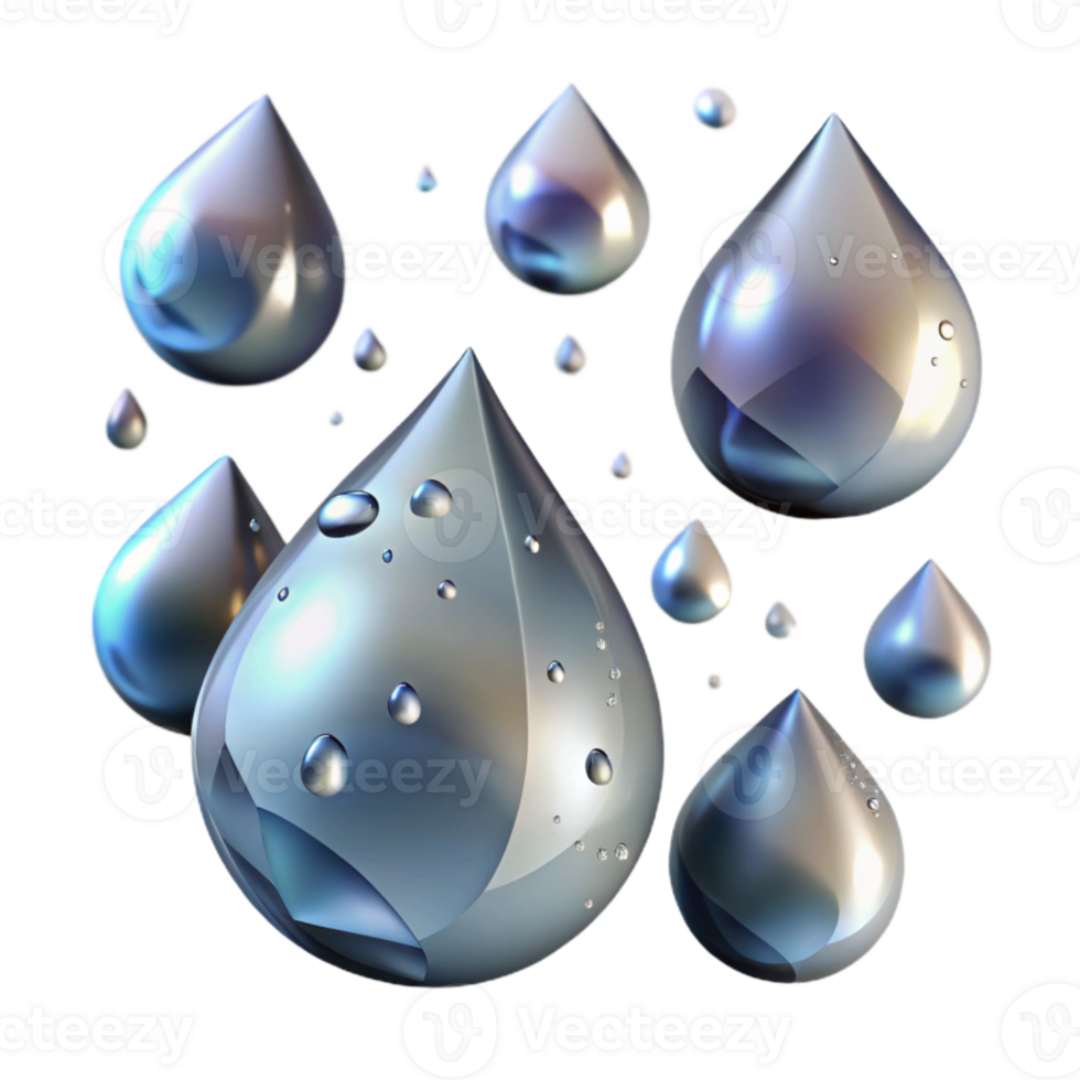 vibrant minimalist Rain Drops on Glass Window Transparent Background professional png