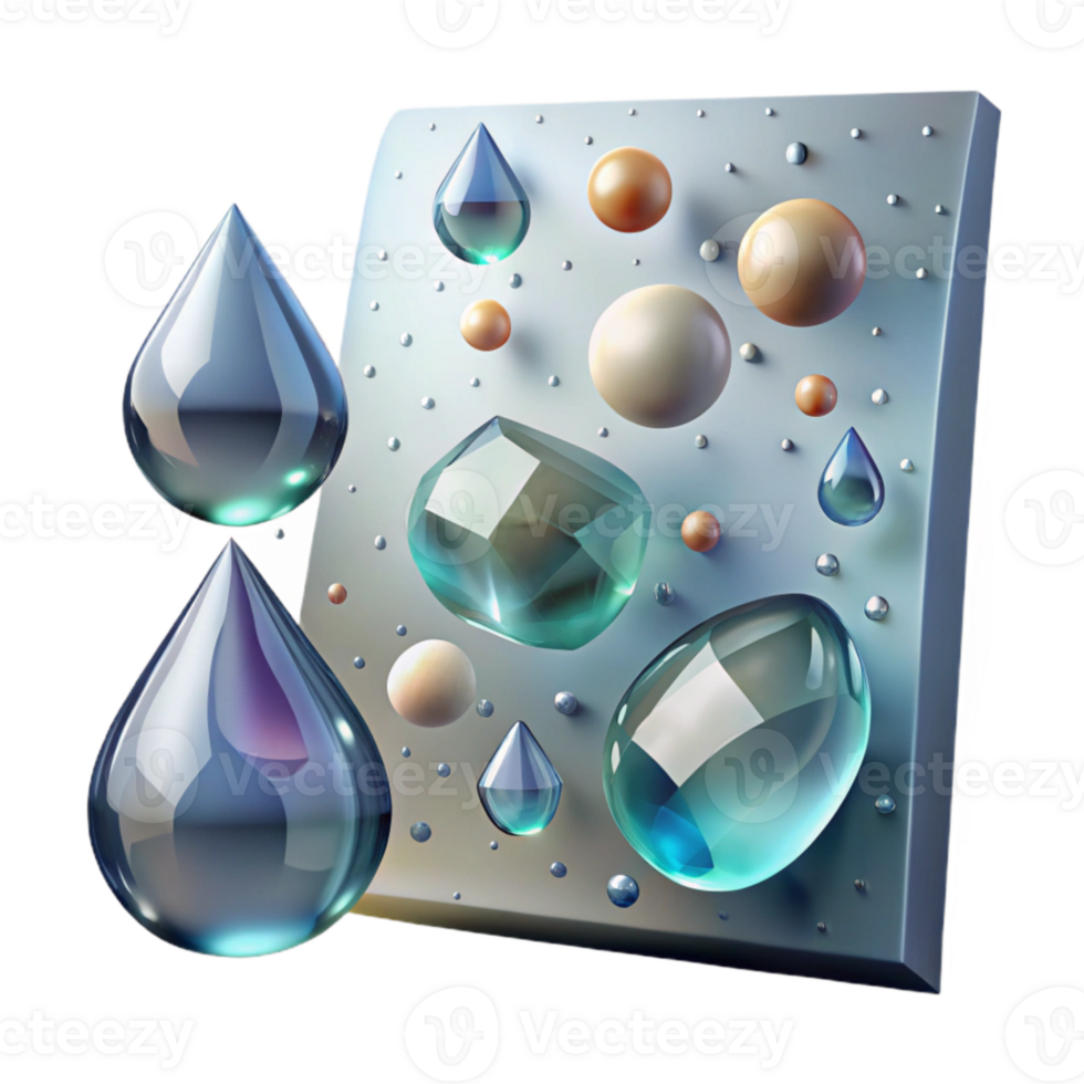 vibrant creative Rain Drops on Window Transparent Background professional png