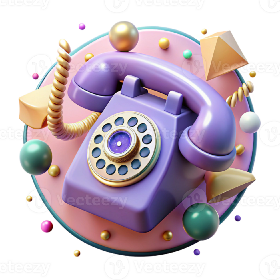 dramatic minimalist Retro Telephone Rotary Dial Isolated Element high quality png