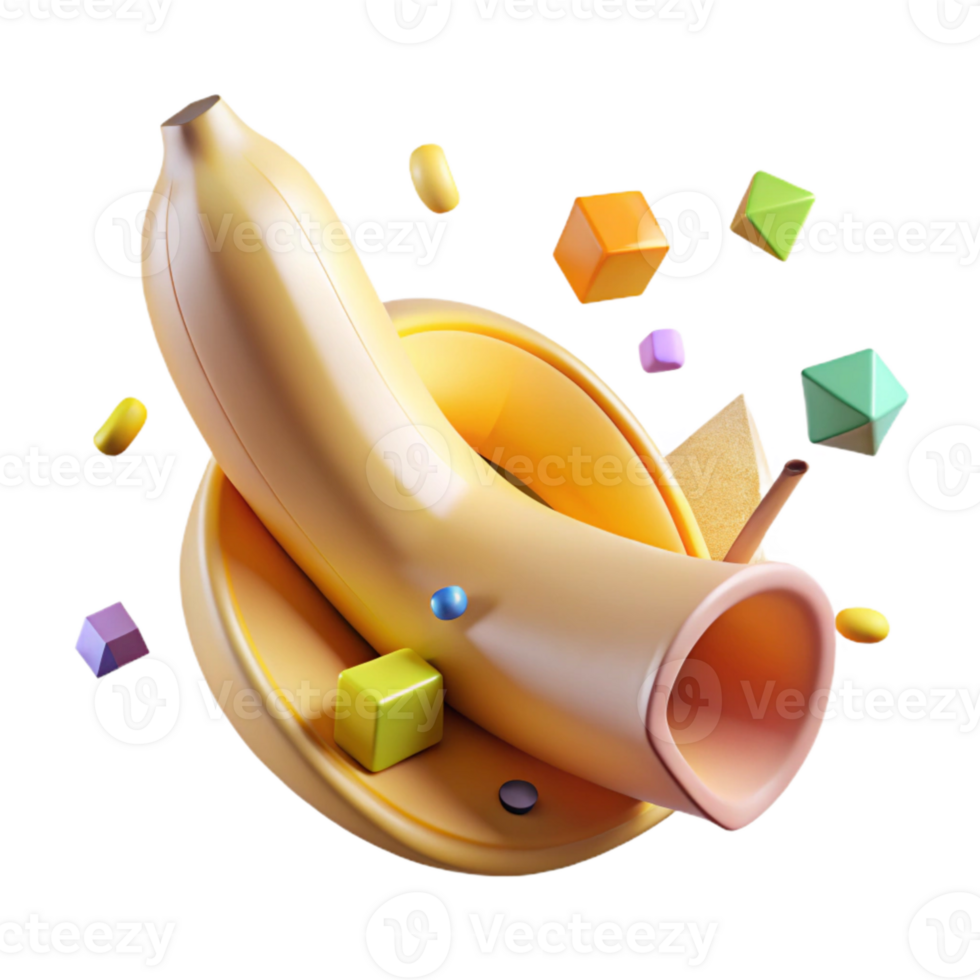 wonderful modern Ripe Banana Peel Partially Open Isolated high resolution png