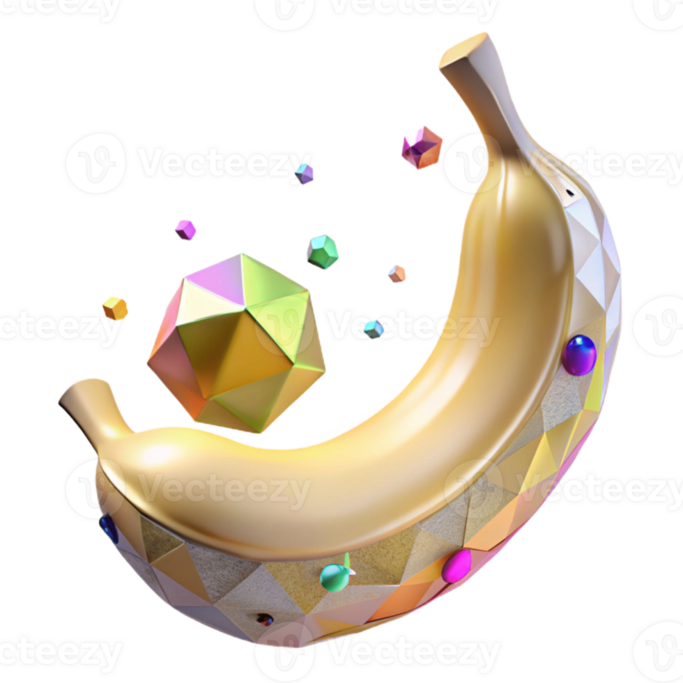 vibrant classic Ripe Banana Transparent Background with Peel Texture exclusive png