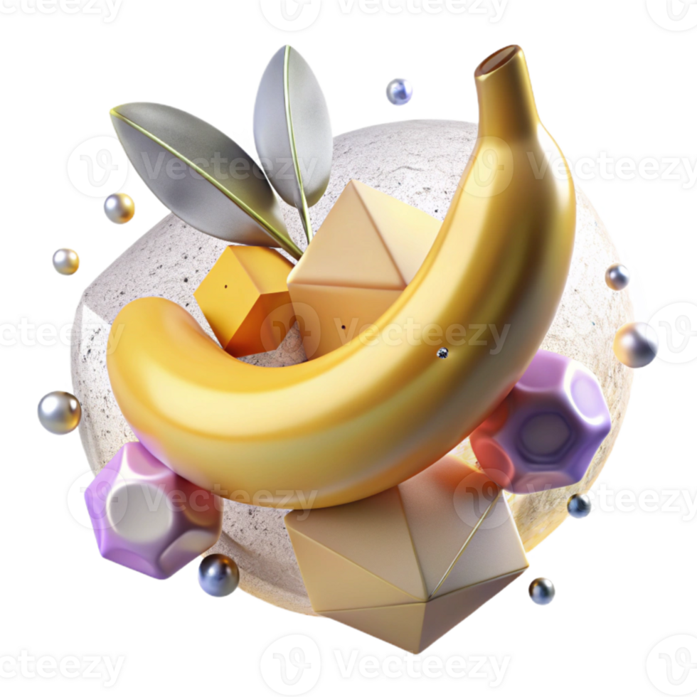 beautiful creative Ripe Banana Transparent Background with Peel Texture exclusive png