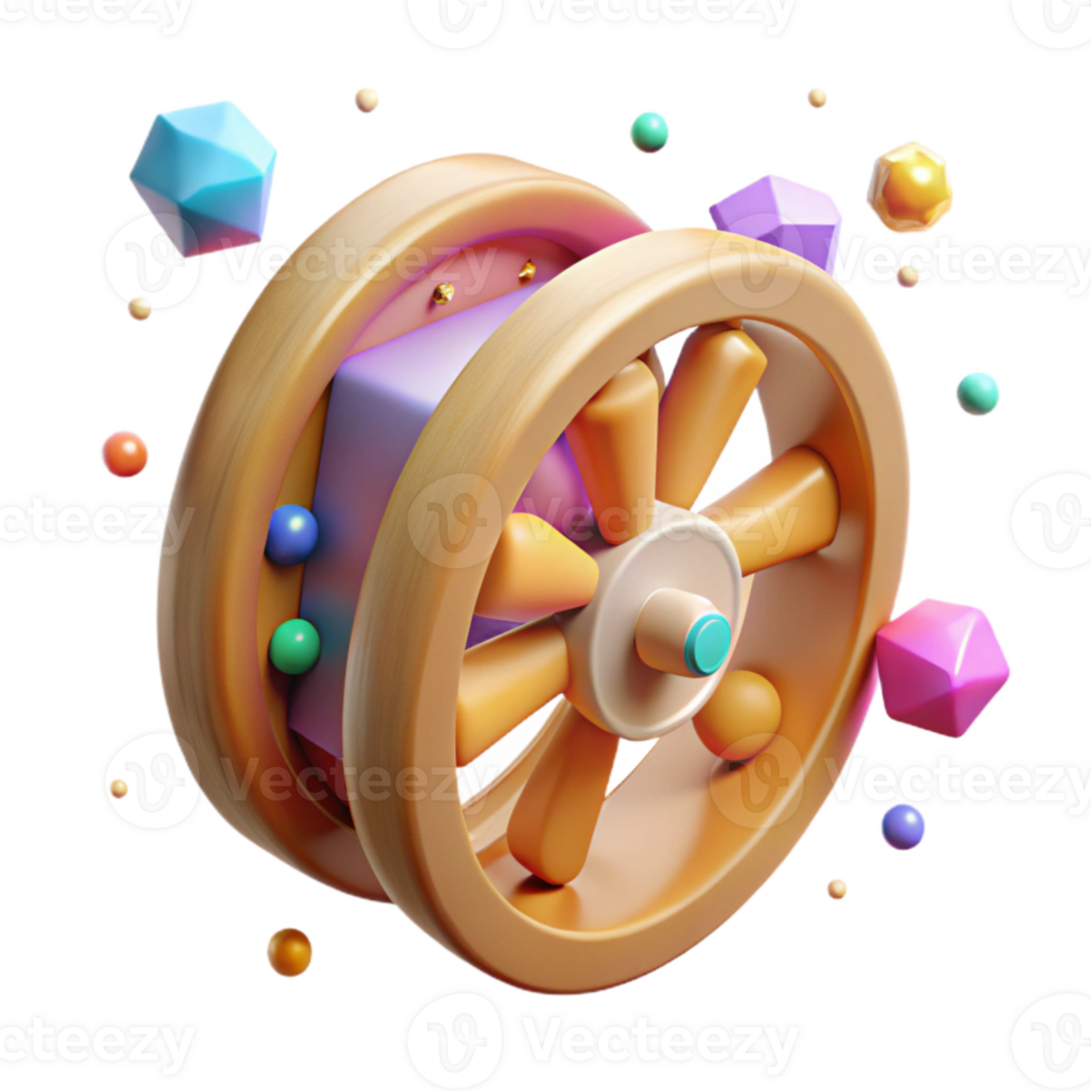 extraordinary traditional Rolling Wheel Side View Transparent Background original png