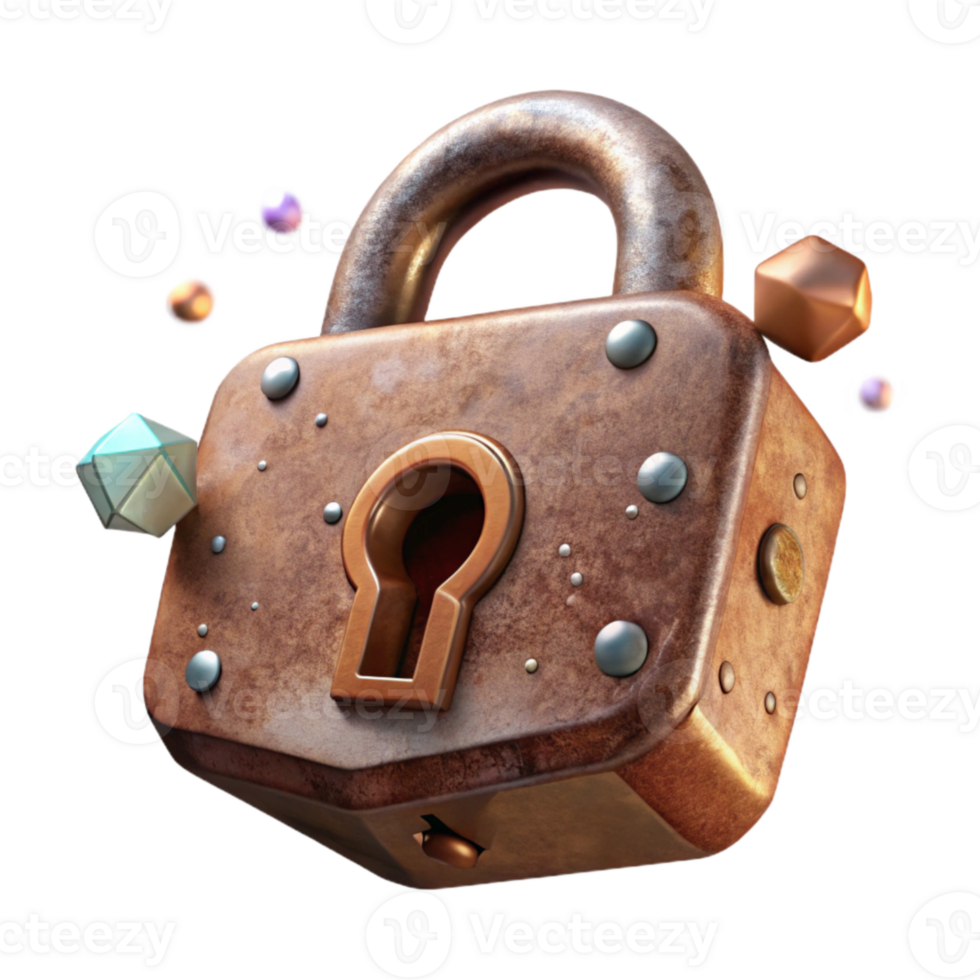 extraordinary vintage Rusty Metal Key with Teeth Cutout Transparent Background exclusive png