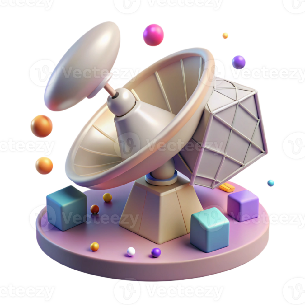 wonderful traditional Satellite Antenna Array Isolated Element with Signal Reception exclusive png