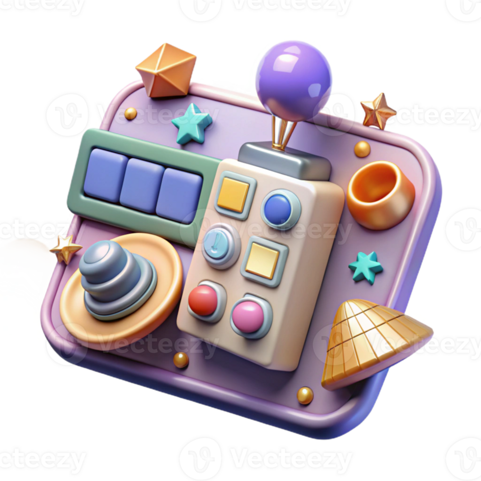 elegant vintage Satellite Control Panel Cutout with Buttons and Displays exclusive png