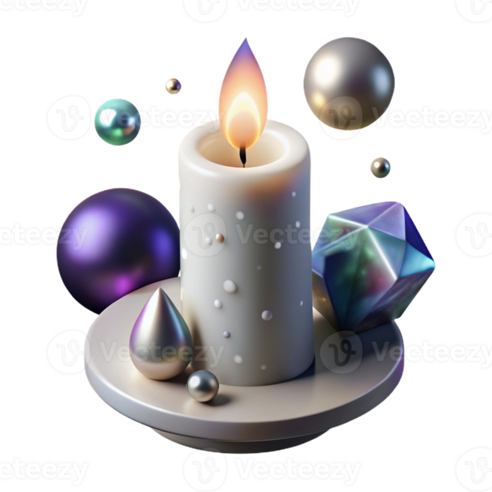 magnificent creative Shadow of a Candle Cutout png