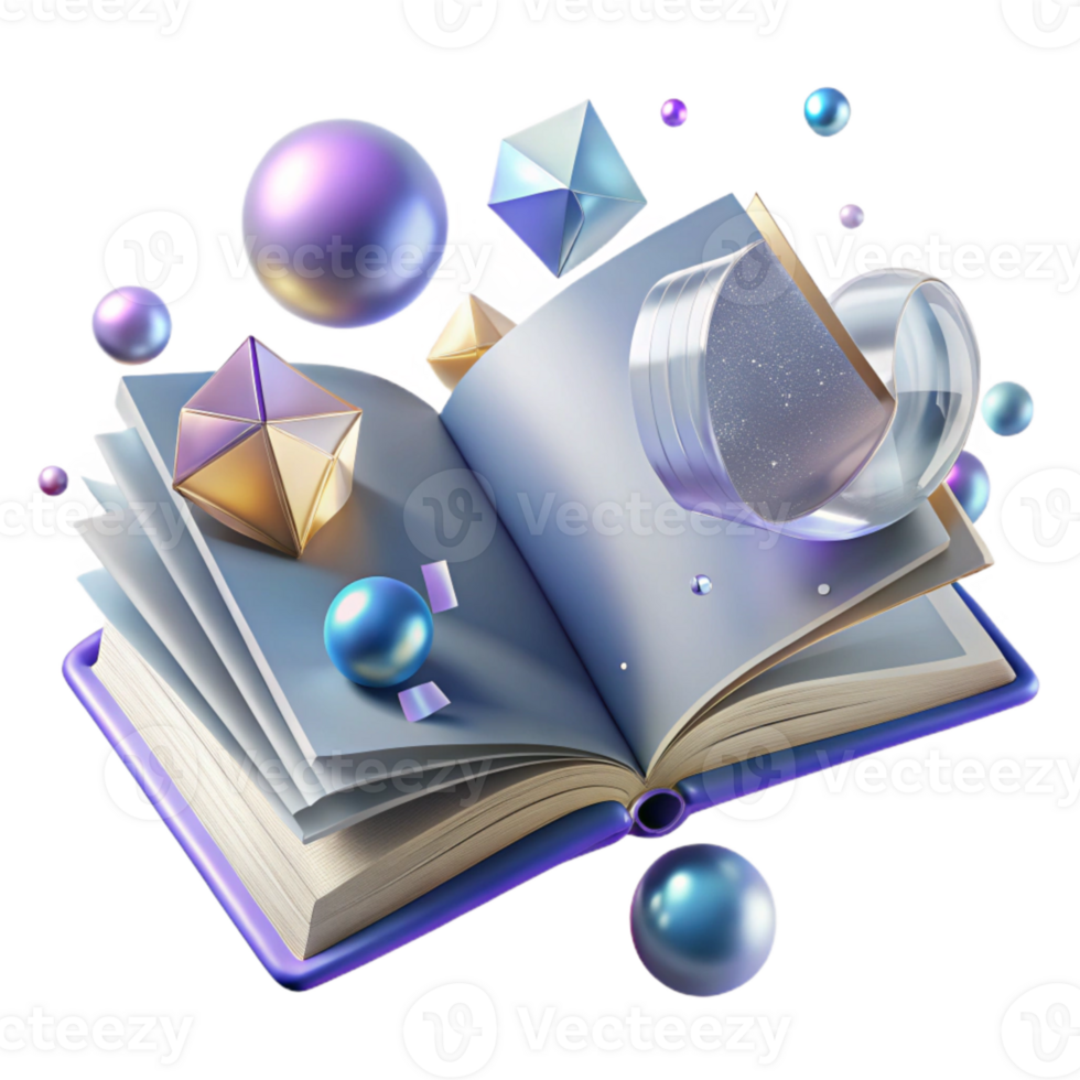 vibrant creative Shadow of a Book Transparent Background professional png