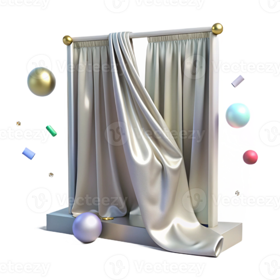 stunning classic Shadow of a Curtain Isolated authentic png