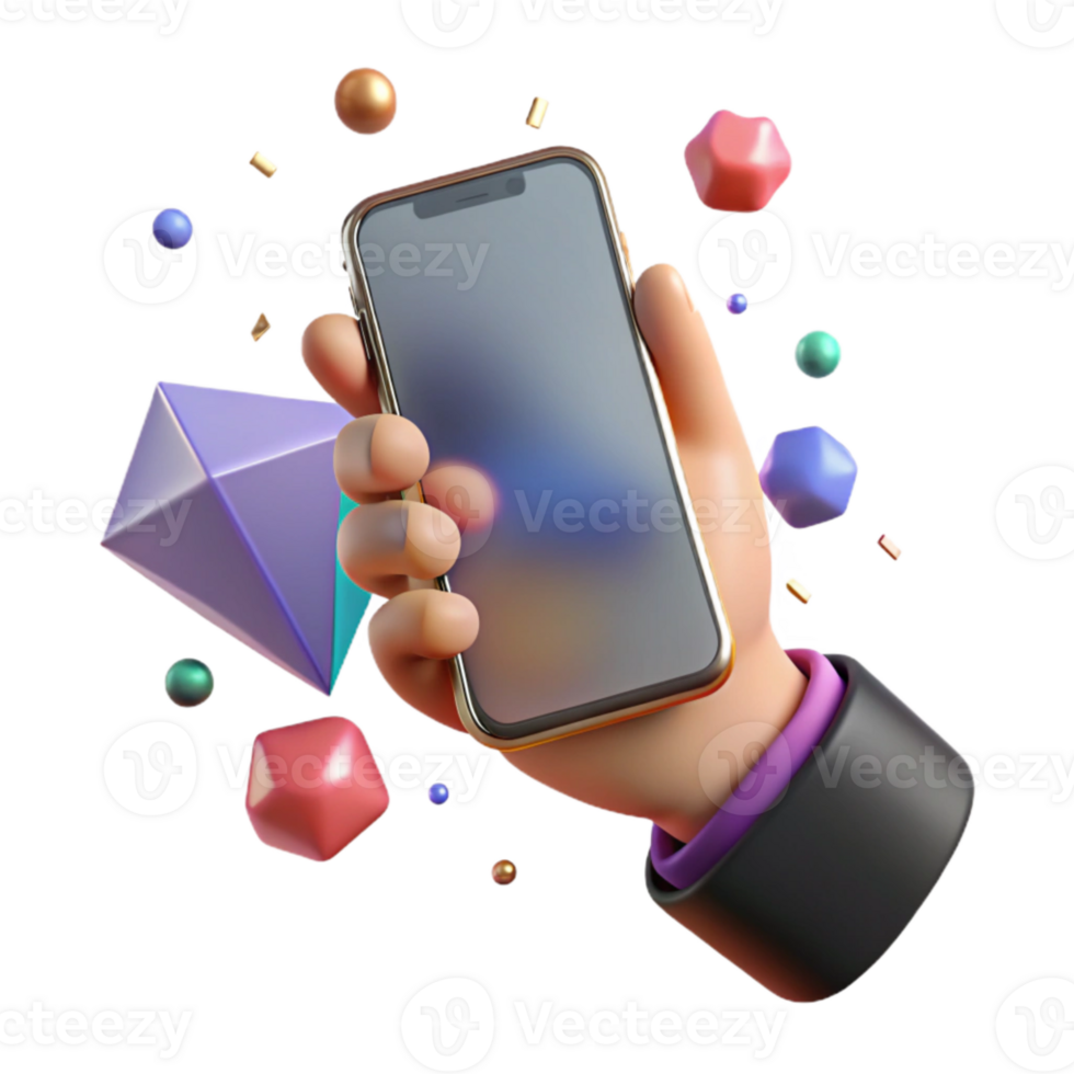 magnificent contemporary Shadow of a Hand Holding a Smartphone Isolated authentic png