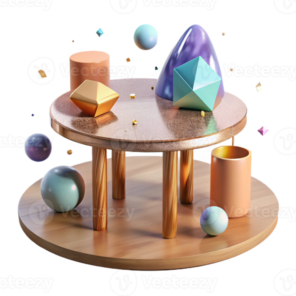 impressive traditional Shadow of Table with Wooden Surface Cutout exclusive png