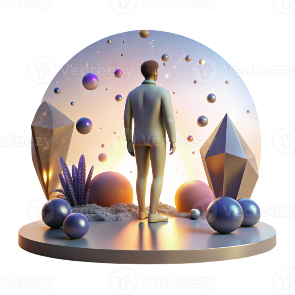 elegant traditional Silhouette of Standing Figure with Shadow high quality png