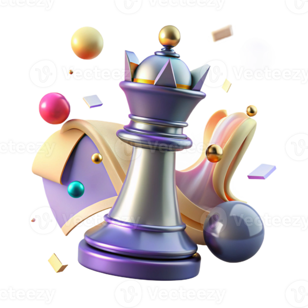 elegant minimalist Single Chess Piece King Isolated Element original png
