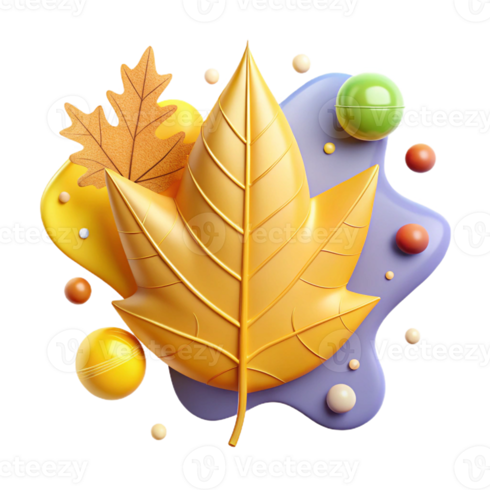 impressive minimalist Single Yellow Birch Leaf Cutout Autumn Decoration authentic png