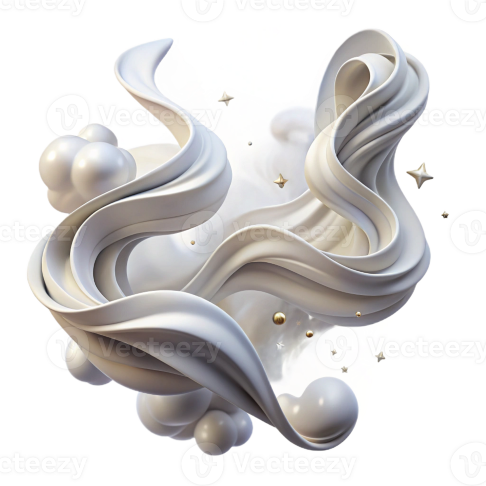 vibrant artistic Smoke Trails Waving in Whispering Winds Transparent authentic png
