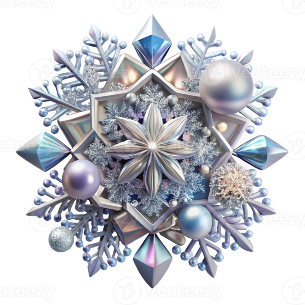 elegant rustic Snowflake Intricate Design Transparent original png