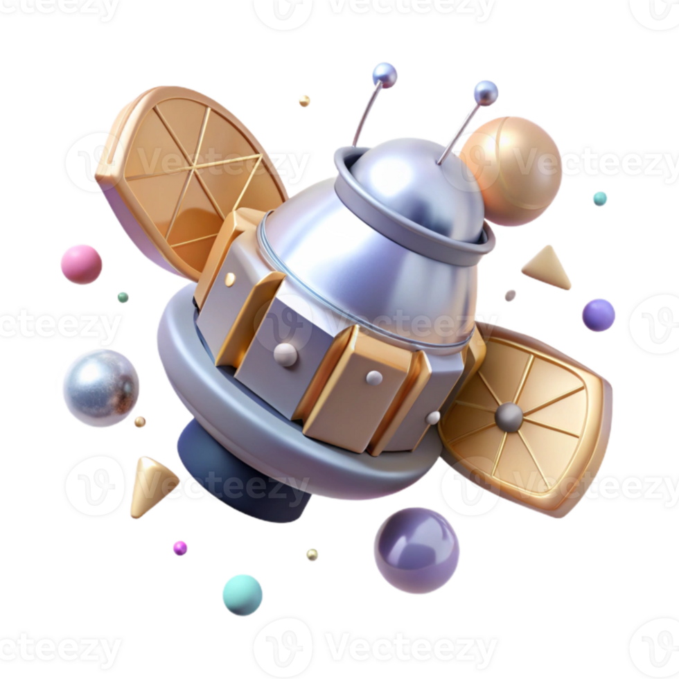 extraordinary rustic Space Probe with Transparent Background original png