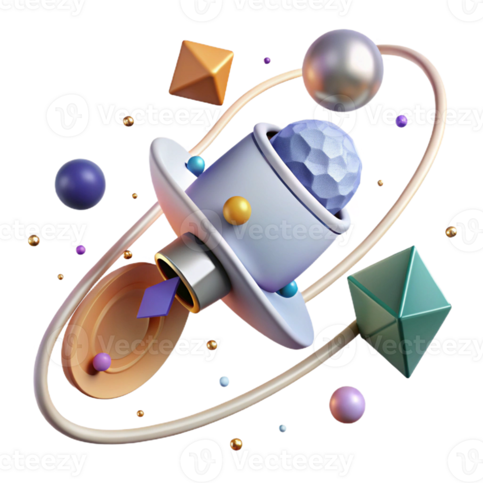 extraordinary rustic Space Probe Trajectory Isolated with Curved Path professional png