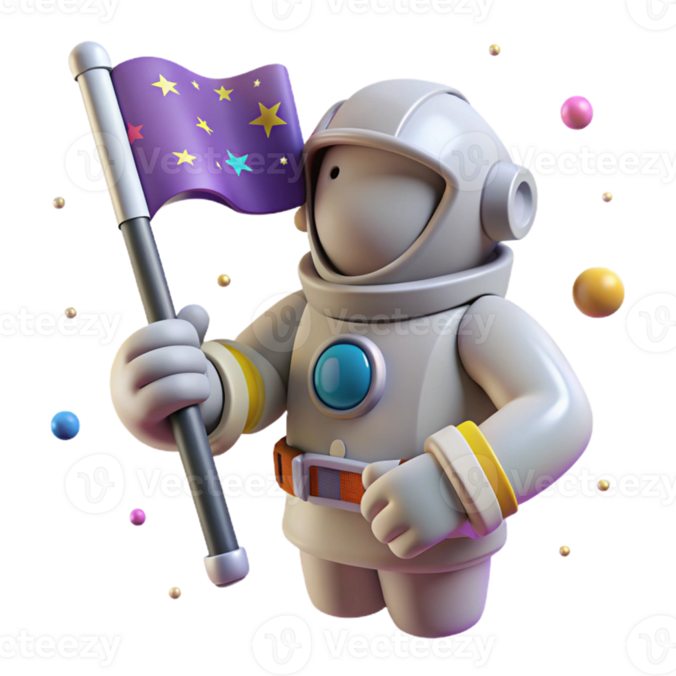 stunning rustic Space Suit Glove Holding a Flag Cutout Isolated original png