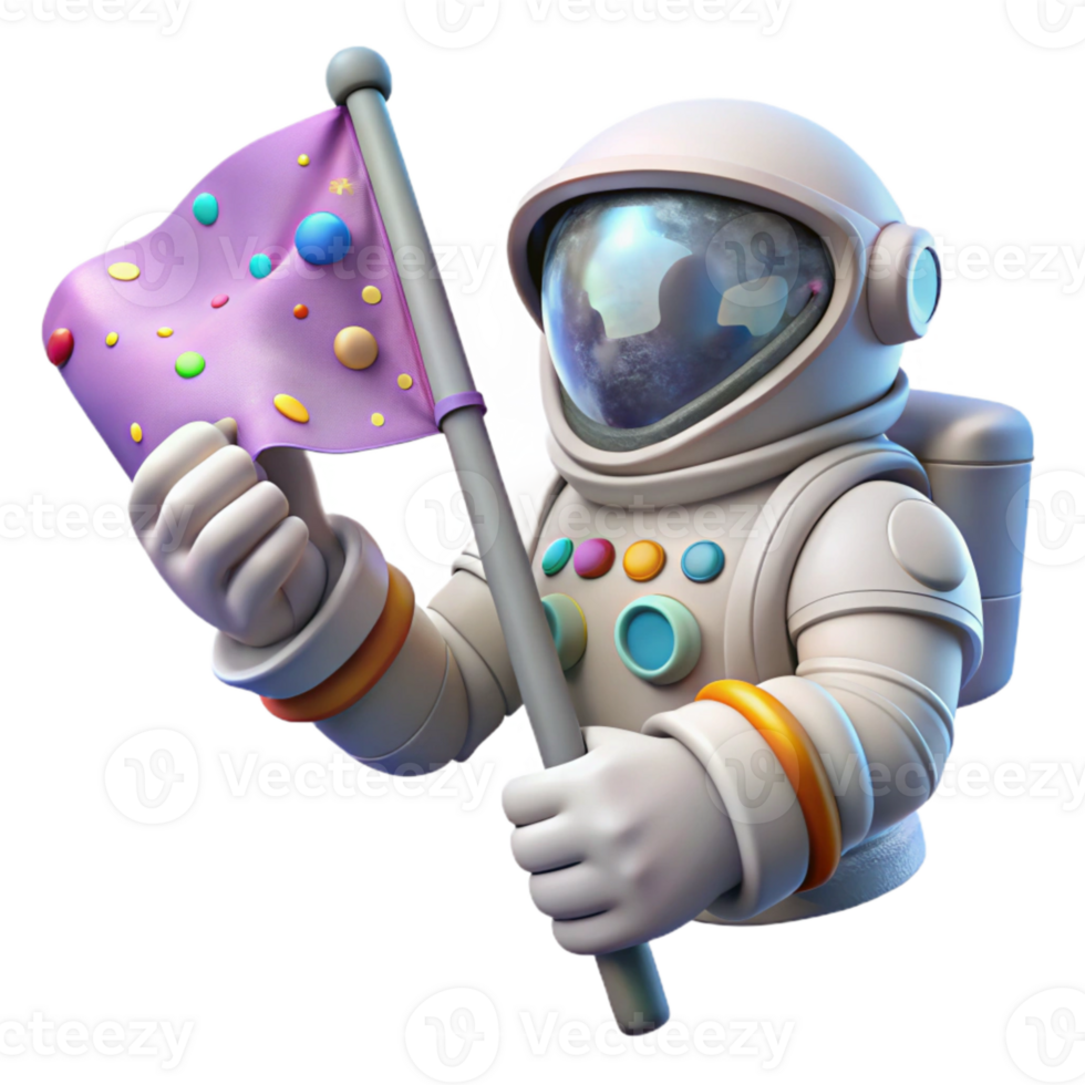 stunning contemporary Space Suit Glove Holding a Flag Cutout Isolated premium png
