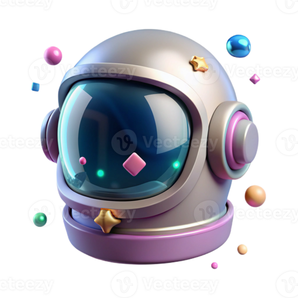 impressive contemporary Space Suit Helmet Visor Transparent Background with Reflective Surface exclusive png