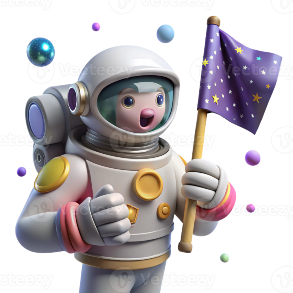 stunning minimalist Space Suit Glove Holding a Flag Cutout Isolated high resolution png