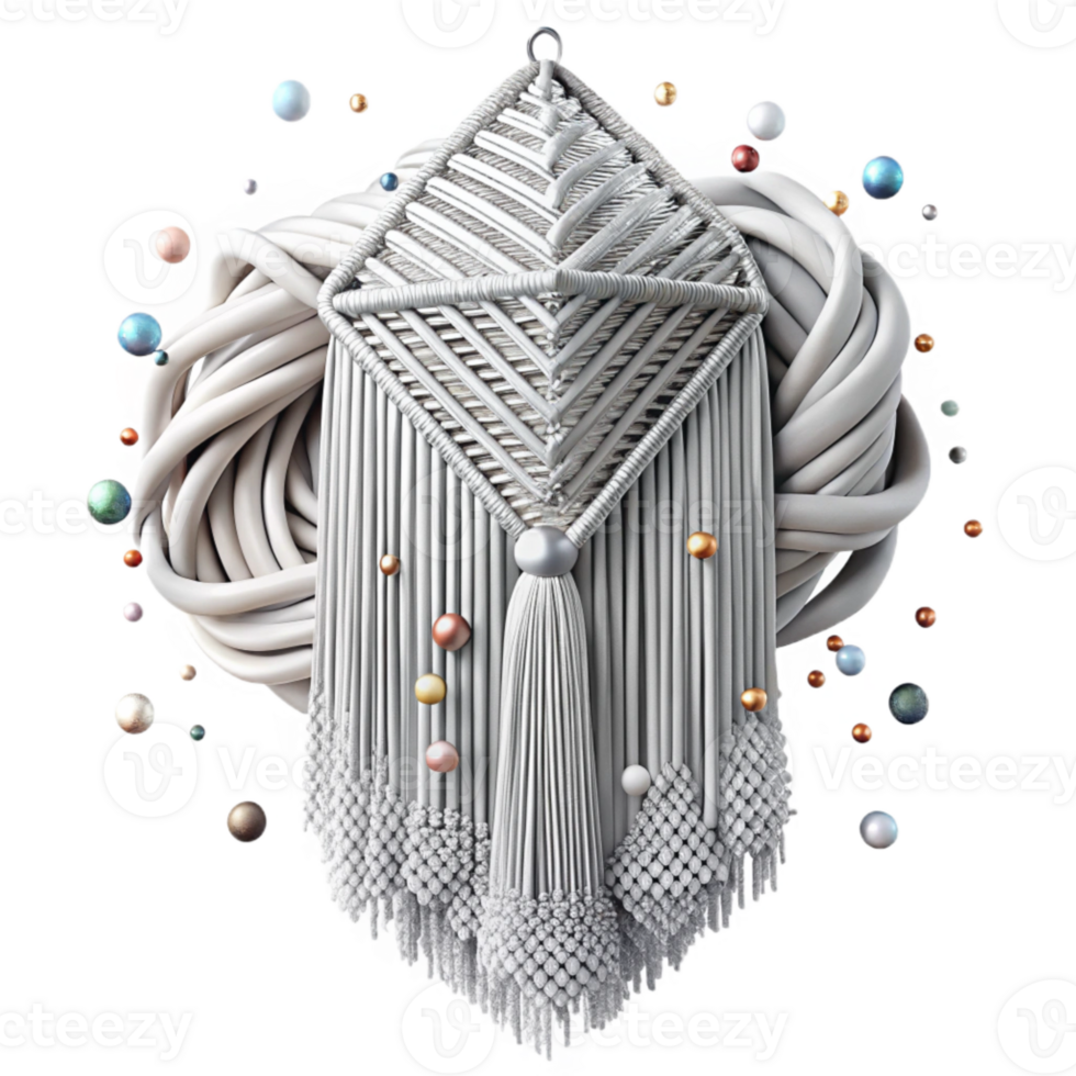 elegant abstract Sparkling Silver Thread Cutout Transparent Background Glitter premium png