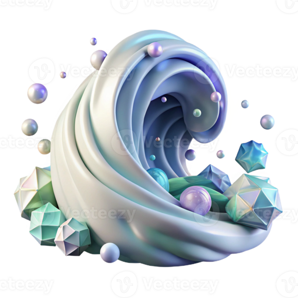 extraordinary creative Tidal Wave Crashing Isolated with Powerful Force detailed png