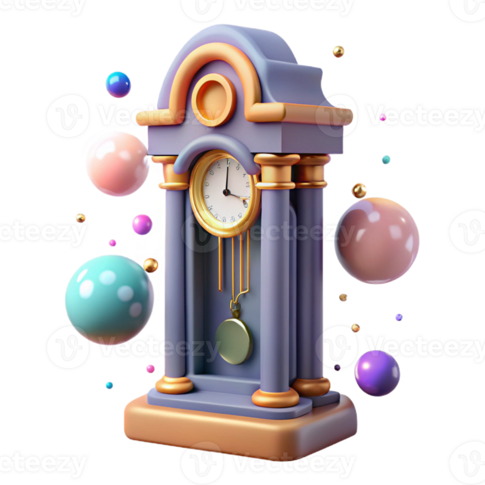 dramatic rustic Whispering Walls Clock Grandfather Clock Cutout authentic png