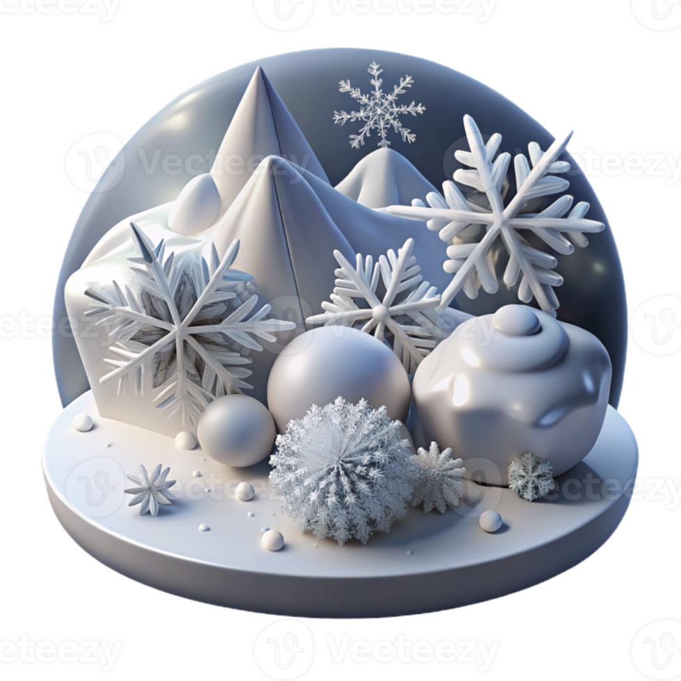magnificent contemporary White Snowflakes Falling Winter Scene Transparent Background Isolated authentic png