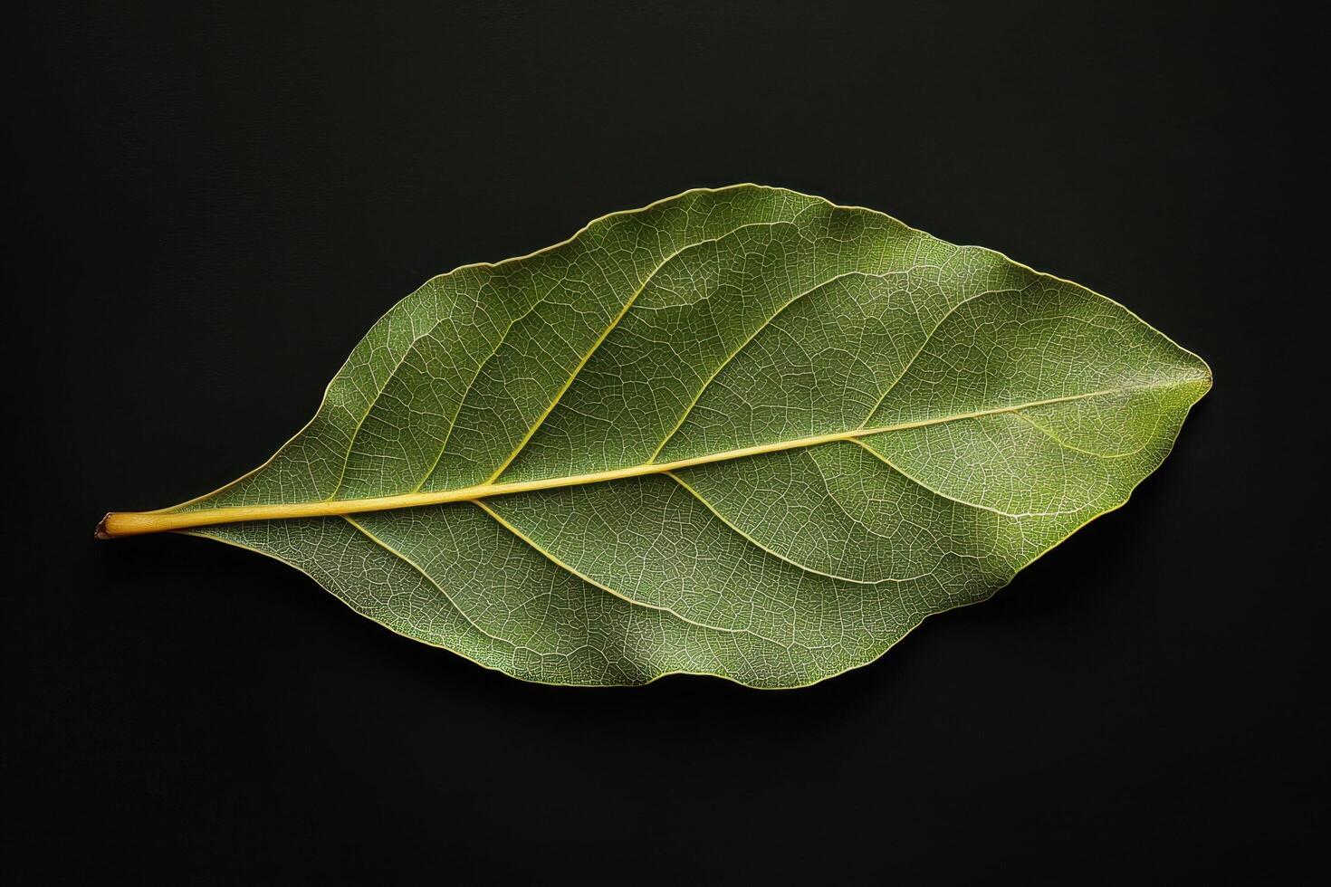 Bay Leaf - A fragrant, elliptical evergreen leaf, leathery, dark green, and highly aromatic, commonly used as a culinary herb photo