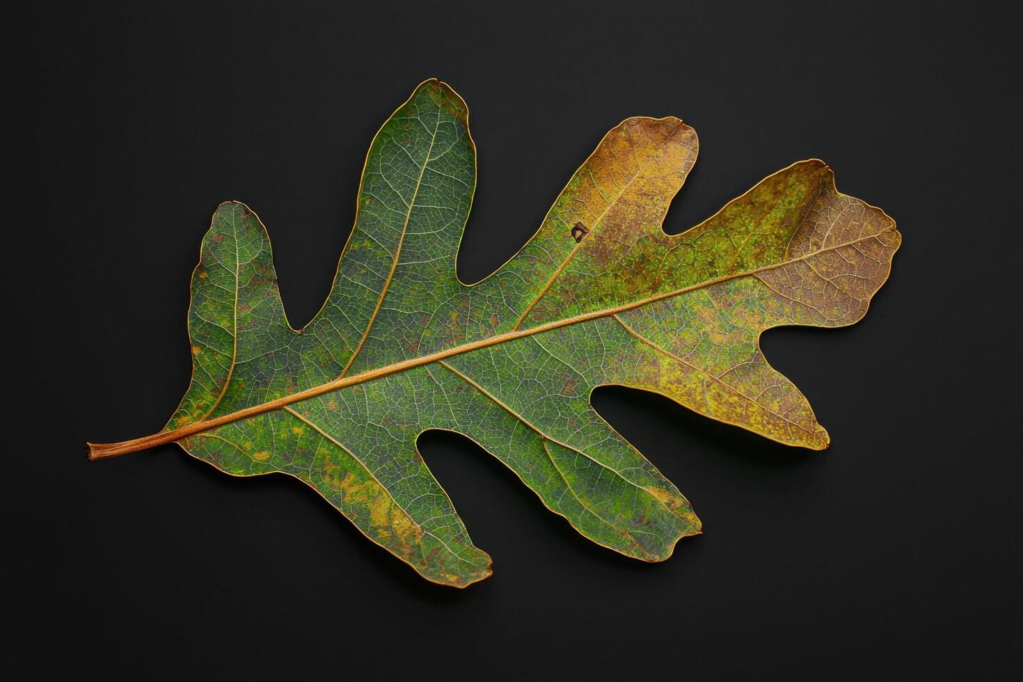 Sassafras Leaf - A unique leaf that comes in three distinct shapes, can be oval, mitten-shaped, or three-lobed, turning bright orange and red in fall photo