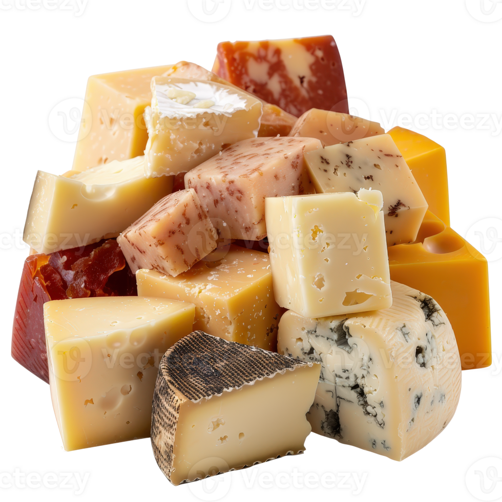 Assorted Cheese Variety Displayed on . for Culinary and Food Photography Use png